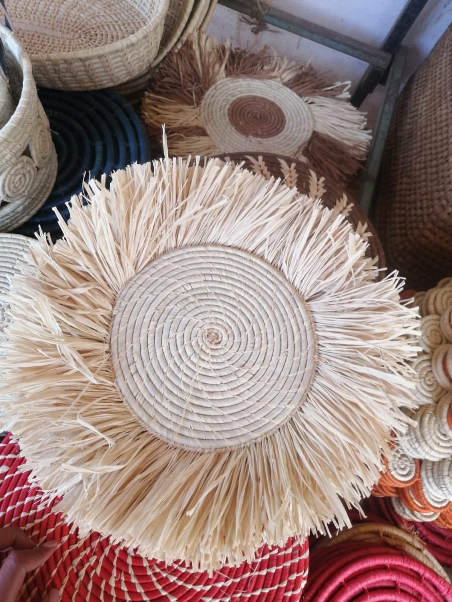 set de table avec frange