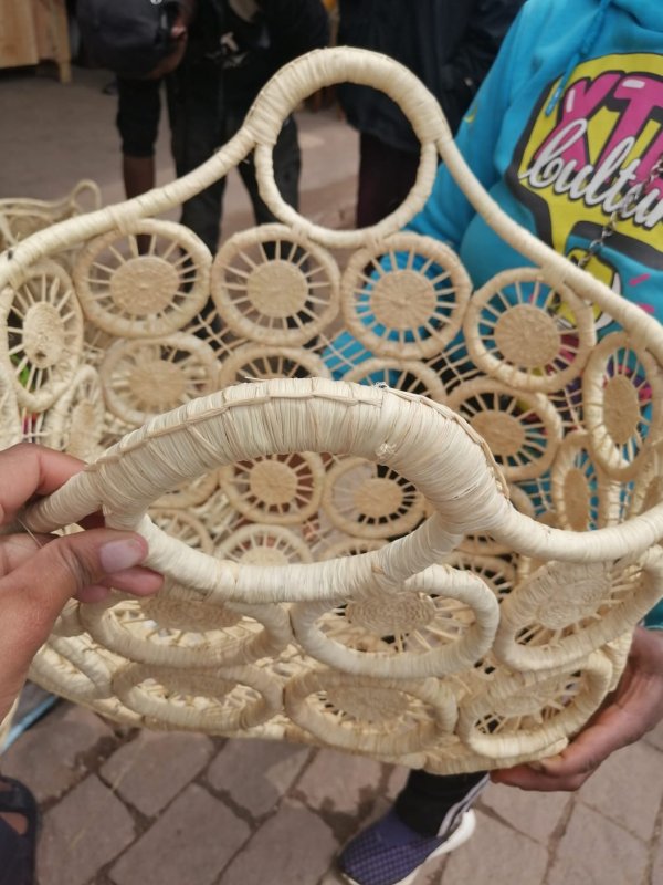 panier macramé (set de 3 pieces)