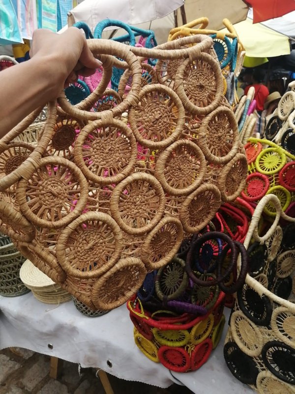 panier macramé (set de 3 pieces)